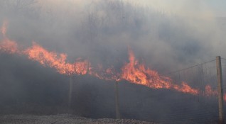 Няколко къщи горят в местността Зайчева поляна в Стара Загора