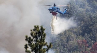 Досега калифорнийският пожар който гори в близост до националния парк