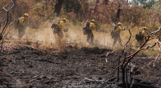 Най обширният пожар в Калифорния за тази година напредна в неделя