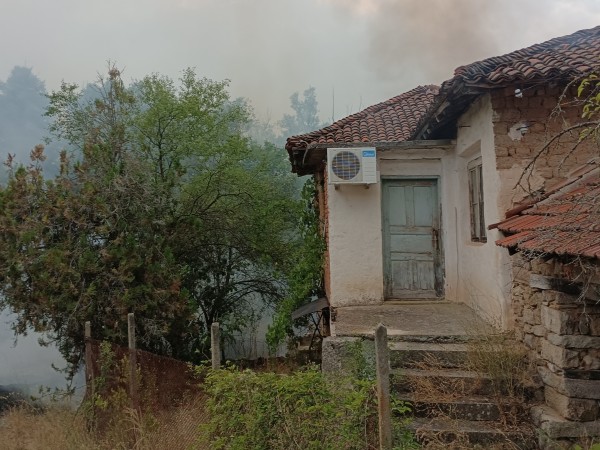 Снимка: БГНЕСГолям пожар избухна в околностите на старозагорското село Пъстрово,