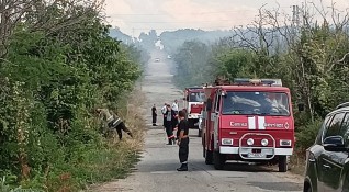 Овладян е пожарът в землището на старозагорското село Полски градец