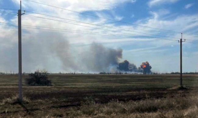 Москва потвърди взривовете в Крим - и този път били заради "пожар"