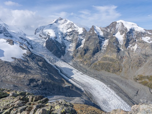 Някои от по-малките швейцарски ледници са загубили значителни количества лед