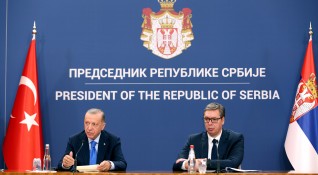 Президентът на Турция Реджеп Ердоган и сръбският му колега Александър
