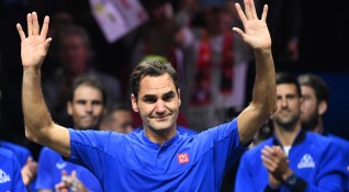 Роджър Федерер бе победен в последния си тенис мач Швейцарската