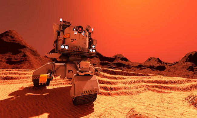 Марс вече е замърсена от хората, на планетата има 7,5 т отпадъци 
