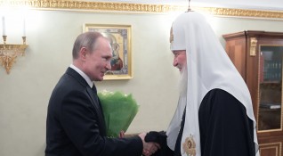 Руският патриарх Кирил поздрави президента Владимир Путин по случай 70 годишния