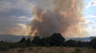 Нови територии превзе пожарът на българо гръцката граница в района