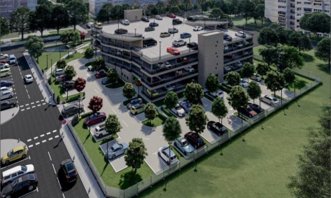 Първият многоетажен паркинг в София ще побира 310 коли