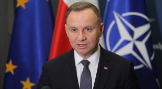 Президентът на Полша Анджей Дуда заяви че ракетата която падна