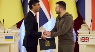 Новият британски министър председател Риши Сунак пристигна в Киев съобщиха световните
