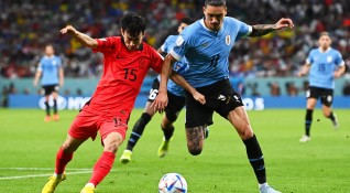 Уругвай и Южна Корея си спретнаха скучновато 0 0 в първия