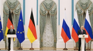 Руският президент Владимир Путин заяви на германския канцлер Олаф Шолц