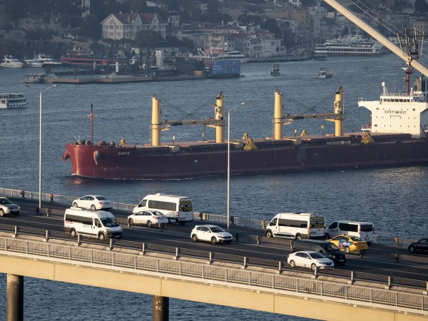 Задръстване с товарни кораби се получи край бреговете на Турция,