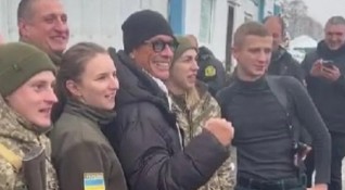 Холивудският актьор Жан Клод Ван Дам е посетил Украйна на 10