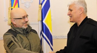 Министърът на отбраната Димитър Стоянов бе на работно посещение в