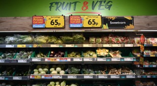 Поскъпването на храните във Великобритания достига рекордни стойности съобщи БНР