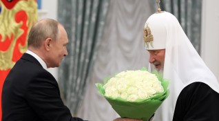 Московският патриарх Кирил произнесе слово, възхваляващо президента Владимир Путин като