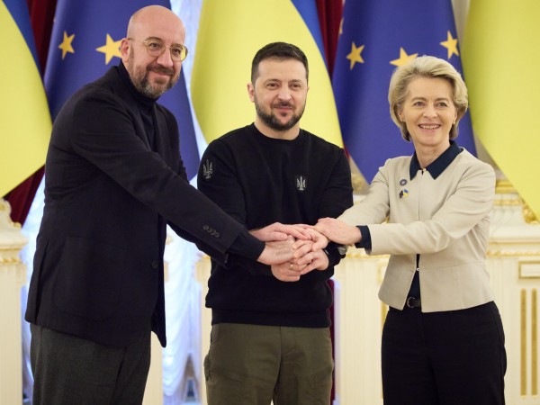Европейските лидери изразиха подкрепа за Украйна на историческа среща на