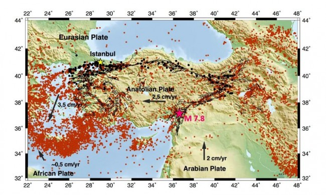 Разрушителният трус днес в Турция 30 пъти по-силен от преди 3 г.