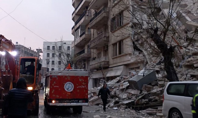 Земетресение е разтърсило сирийската столица Дамаск