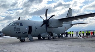 Български военнотранспортен самолет Спартан заминава рано тази сутрин за Турция