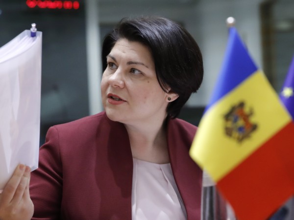 Молдовският премиер Наталия Гаврилица обяви на брифинг за медиите, че