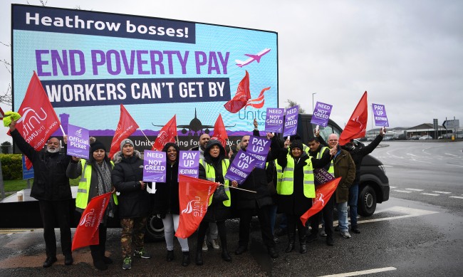 Голяма стачка на летище във Великобритания