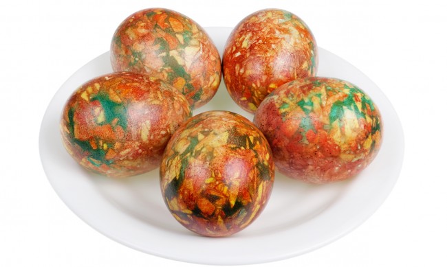 Мраморни яйца за Великден - красива идея