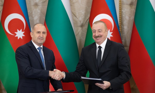 Алиев към Радев: България е важен транзитен парньор