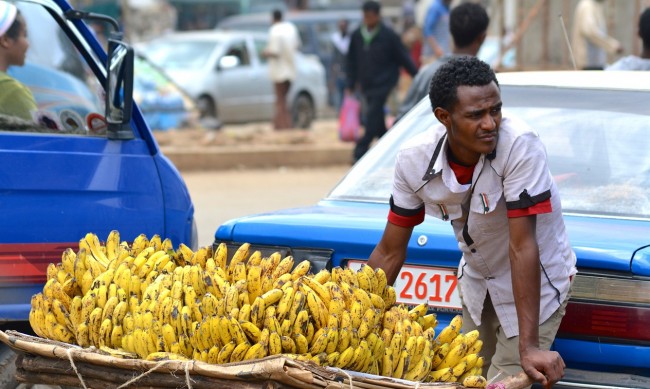 Опит за справяне с кризата: Брашно от банани