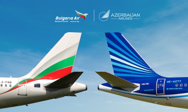 "България Еър" стартира кодшеър партньорство с Азербайджанската авиокомпания