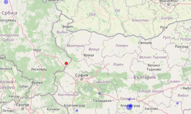 Земетресение в Сърбия на границата с България 