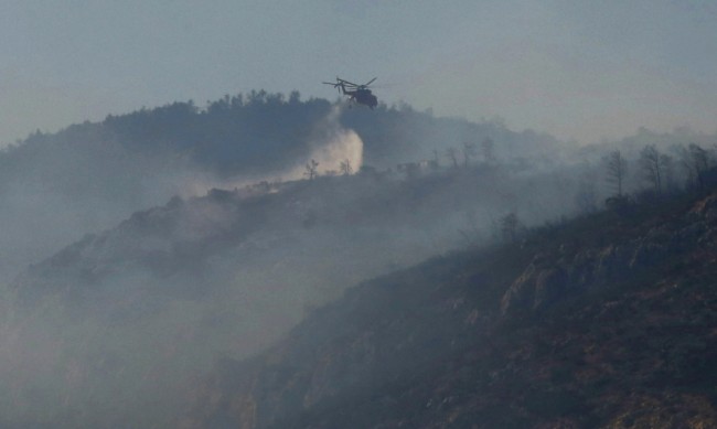 Пожар затвори ГКПП "Богородица" между Северна Македония и Гърция