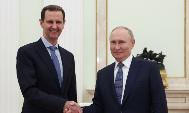 Среща между Владимир Путин и Башар Асад