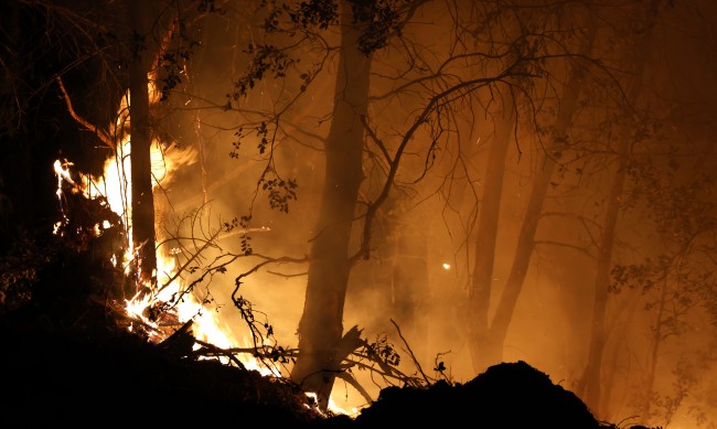 Голям горски пожар заплашва хиляди домове в Калифорния