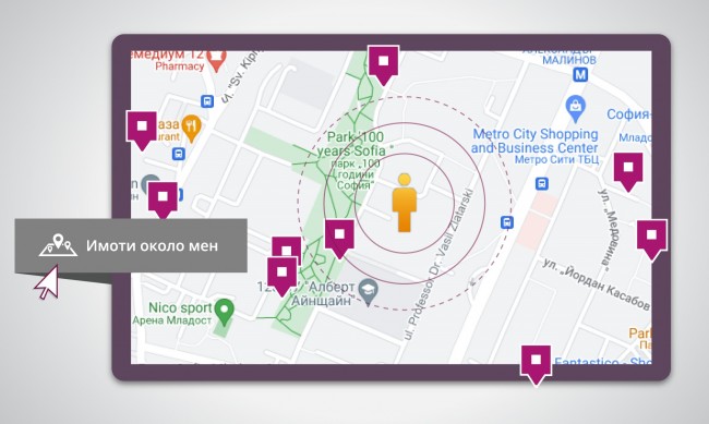 "Имоти около мен" е новото удобство за потребителите на Imoti.net